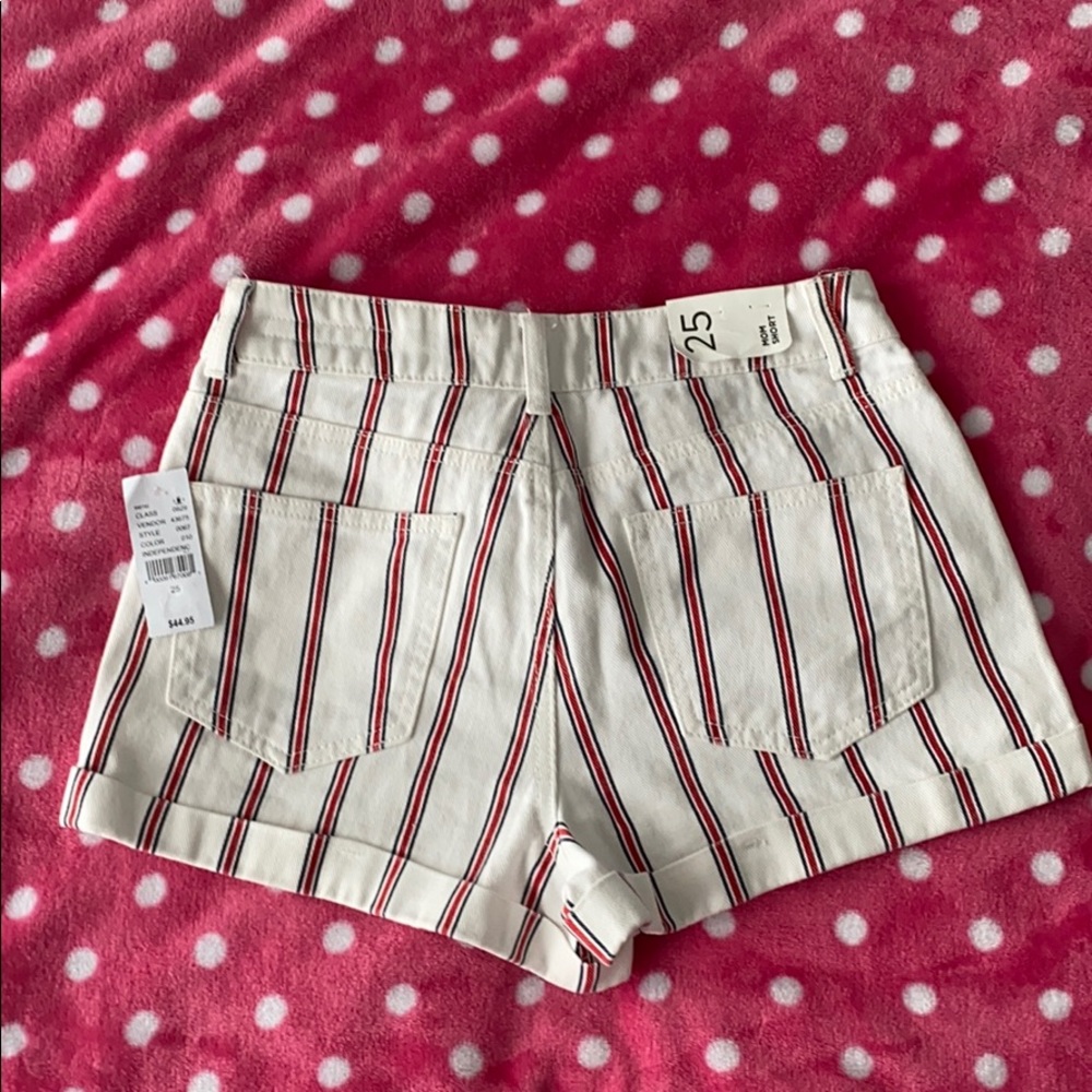 High Rise Mom Jean Shorts - Picture 2 of 5